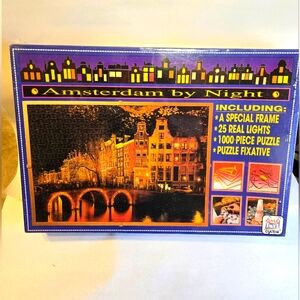 Amsterdam by Night Jigsaw Puzzle 1000 Pieces (Chateau Brand)